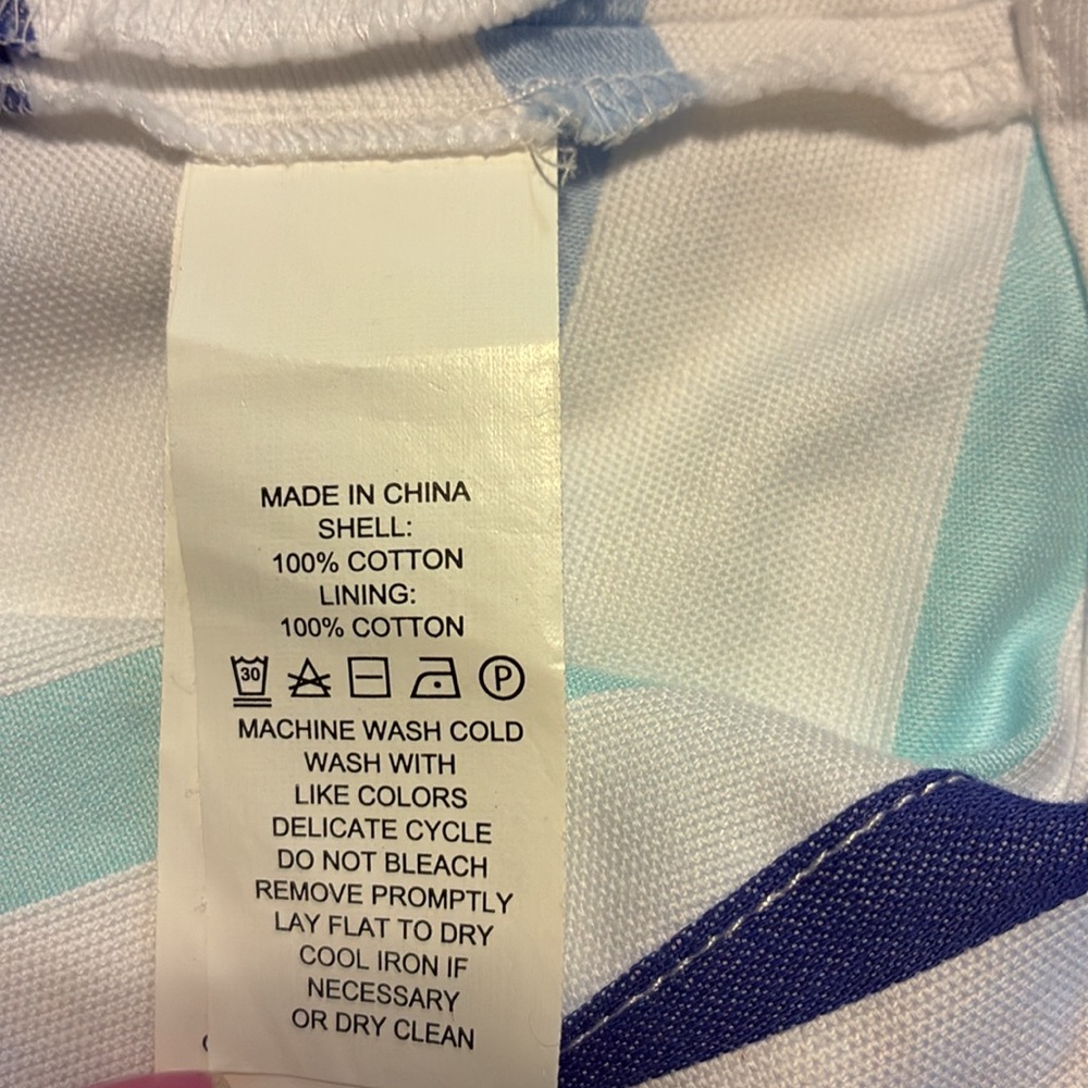 Kate Spade Broome Street Dress Ombre Stripe Backless SZ 10 Blue White - Picture 8 of 8